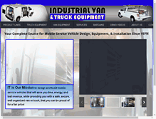 Tablet Screenshot of industrialvan.com